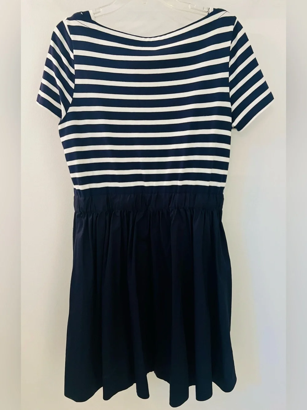 Kate Spade Navy Stripe Boatneck Dress size S
